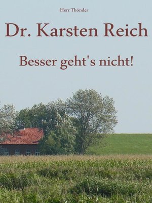 cover image of Dr. Karsten Reich